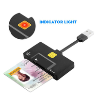  multi-function portable smart memory card reader with 7cm USB cable computer accessories