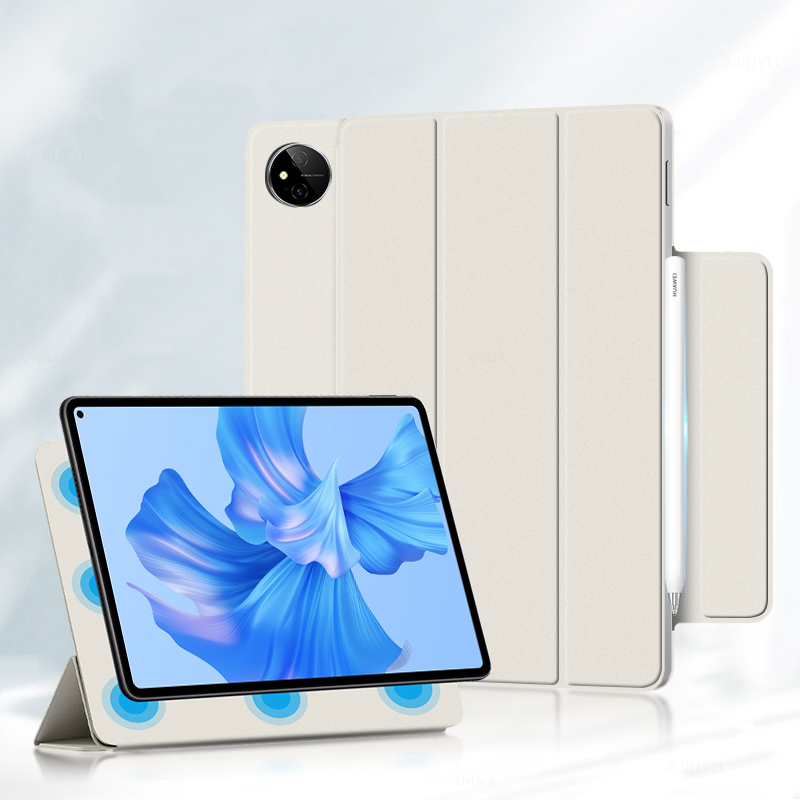 Tri Fold Protective Ultra Thin Magnetic Stand PU Leather Tablet Laptop Case Cover For 11Inch Huawei Matepad Pro