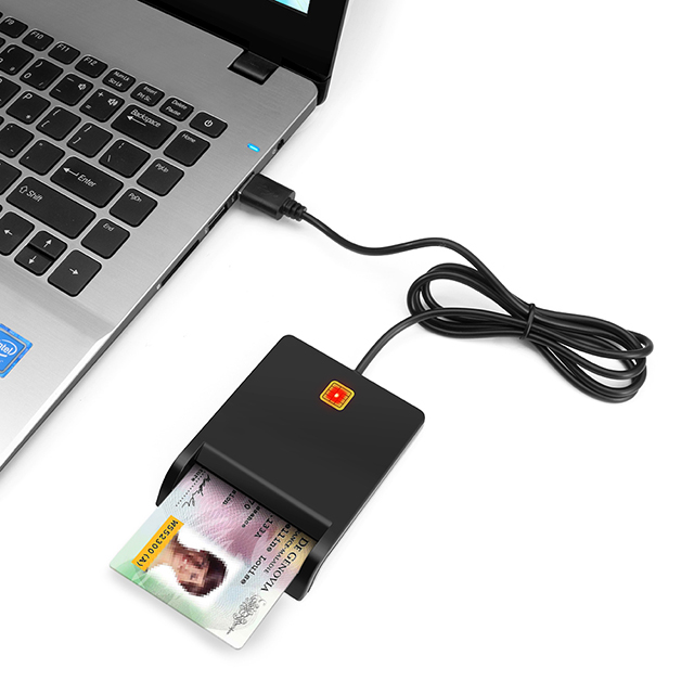 USB 2.0 Sam Slot ATM EMV Card Reader Smart sim Card Reader drive