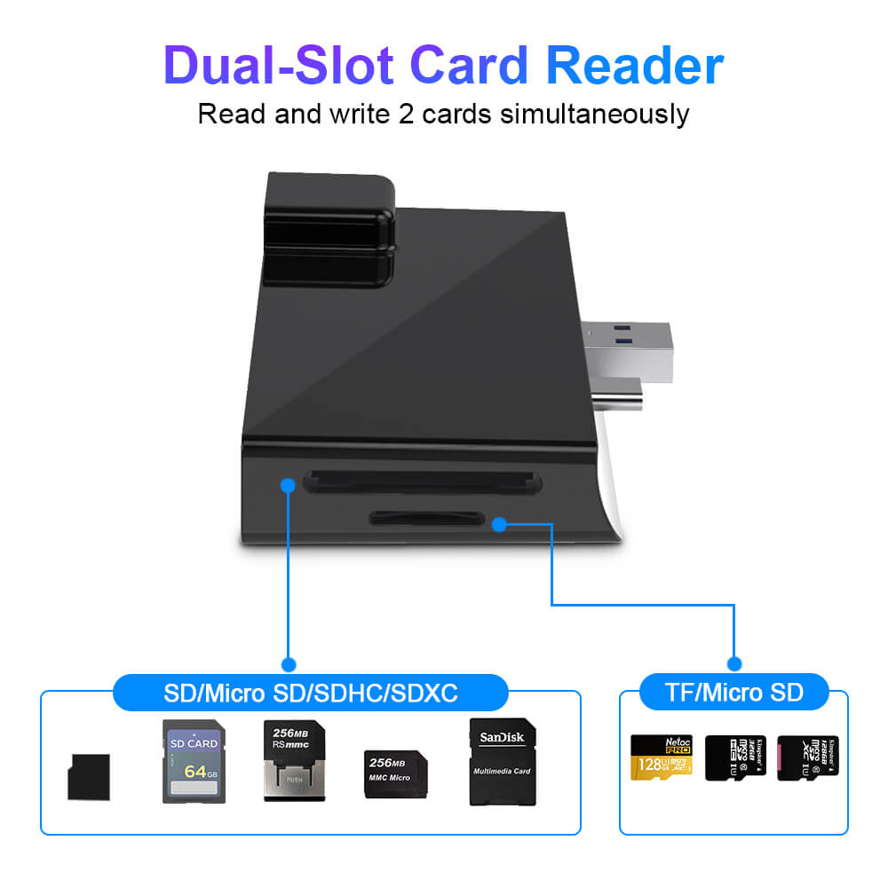 Allkei Allkei Ce Rohs Certification Computer Application Connector Type C Hub Usb 3 0 Interface 7 Port Hub Adapter For Surface Pro