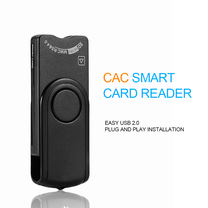 Factory Manufacturer ID/IC Smart Card Reader with SD TF And Sim Card Reader ATM EMV USB Credit Smart Card Reader / CAC Common Access Card Reader with SD /TF / Sim Card 