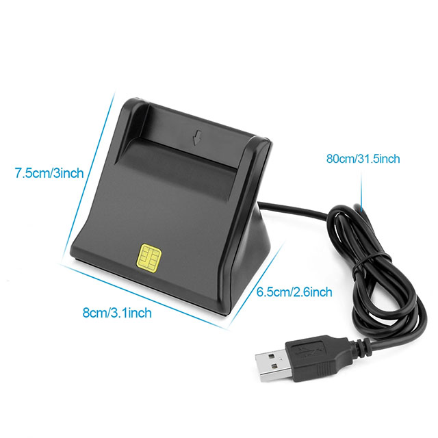 PC / SC USB ISO 7816 Emv Smart Card Reader
