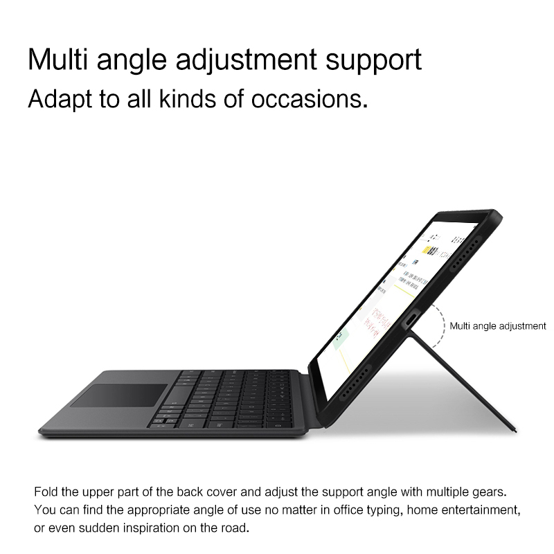 Factory Direct Sale PU Leather Stand Magic Detachable Magnetic Wireless Touchpad Keyboard Case For Samsung Tab S8 11 Inch