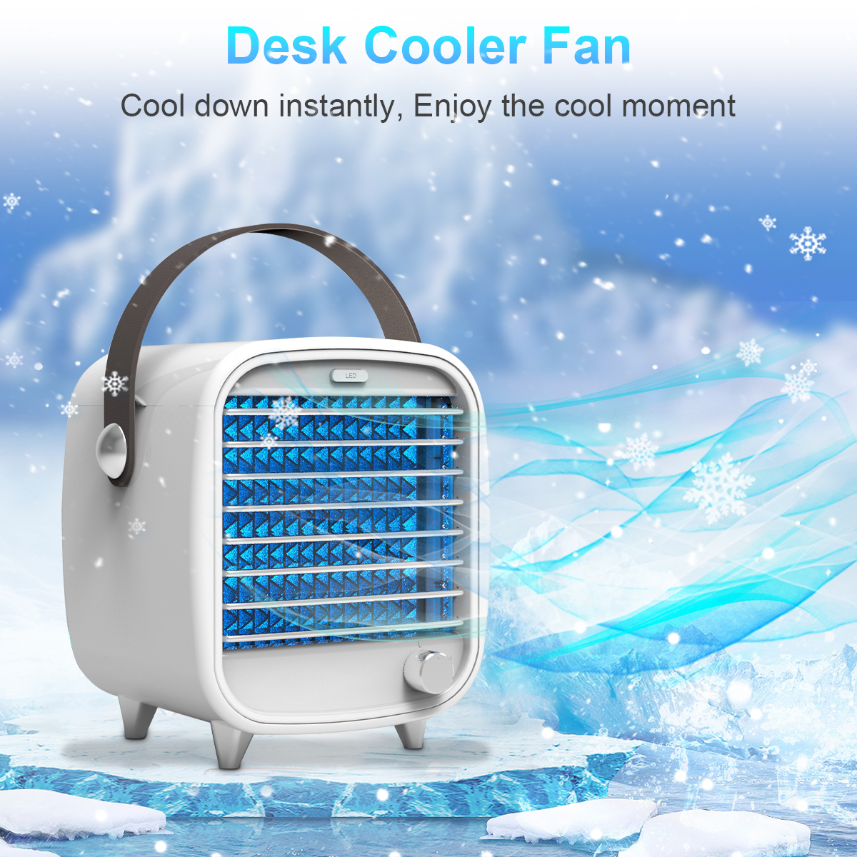 Amazon Hand Free Cooler Best Rechargeable Personal Air Cooling Conditioner USB Portable Air Fan